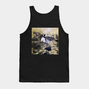 Canadian Goose at Sunset Tank Top